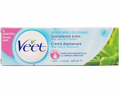 Crema depilatoare Veet pentru piele sensibila