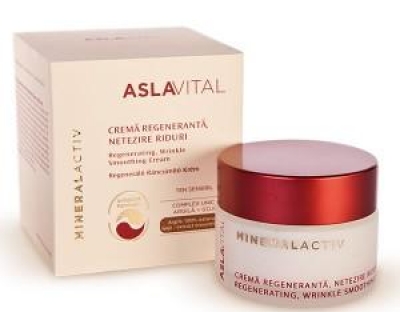 Crema de noapte regeneranta si de netezire Aslavital Mineralactiv