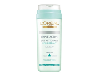 Demachiant pentru ten mixt L’Oreal Triple Active