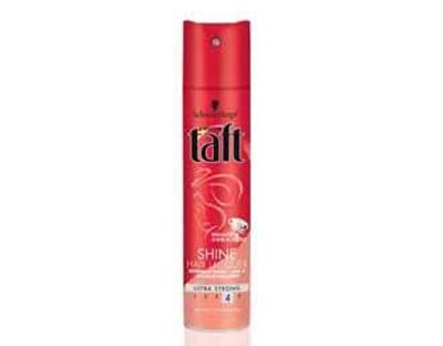 Fixativ Taft Shine Hair Lacquer Rosu